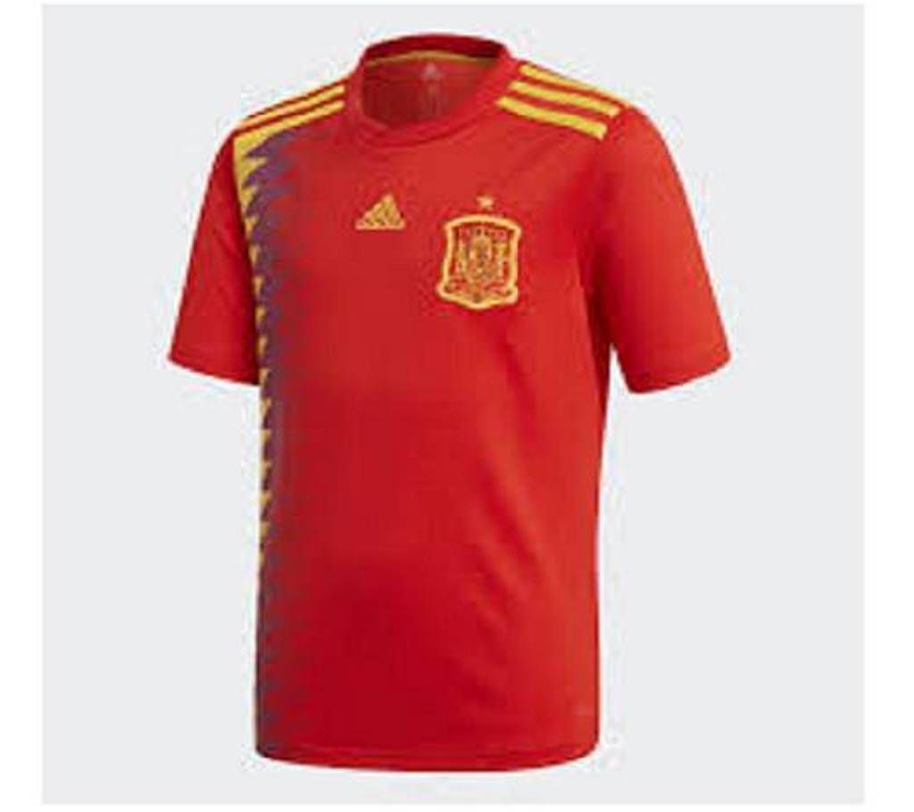 mens half sleeve world cup jersey Spain -Copy