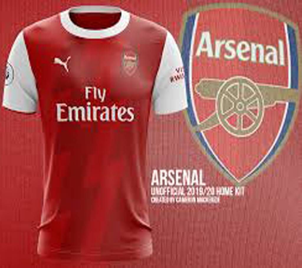 ARSENAL Half Sleeve Jersey 2019 (Copy)