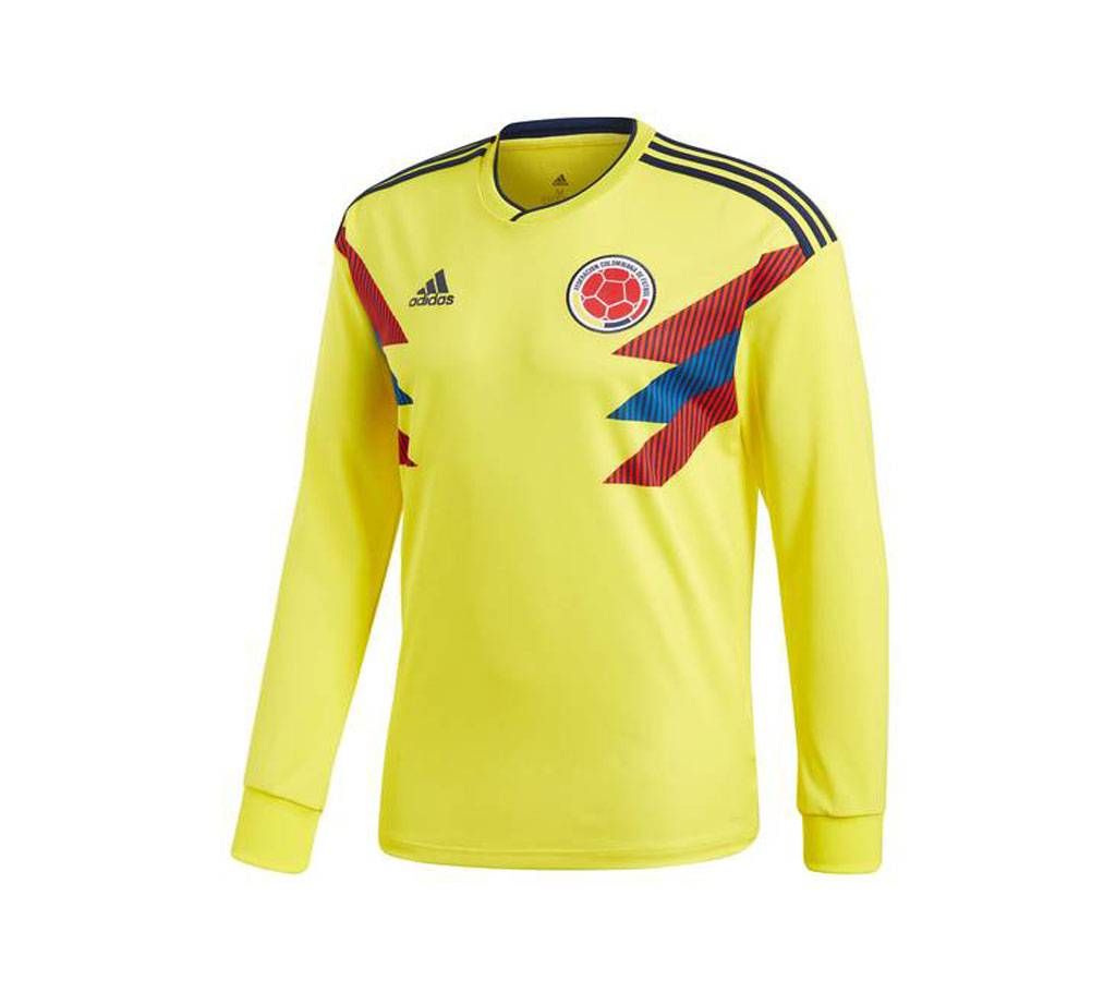 World Cup 2018 Colombia Home Long-Sleeve jersey (120-130 GSM) - Replica