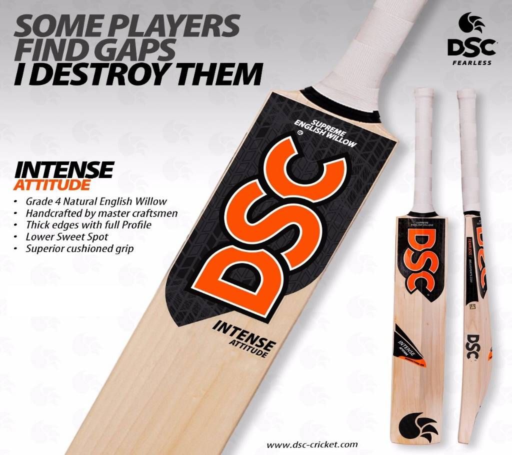 DSC INTENSE ATTITUDE - A Grade 4 Natural English Willow Bat