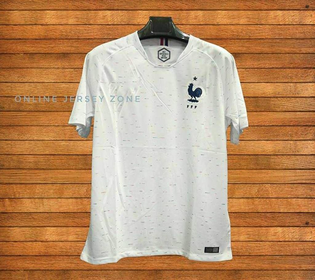 France Half Sleeve New Away Jerseys 2018 