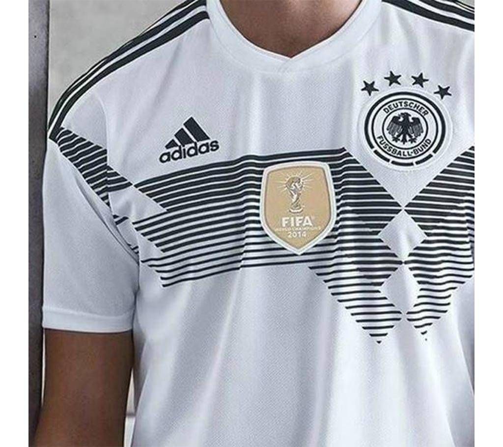 Germany Home World Cup Exclusive Half Sleeve Jersey 