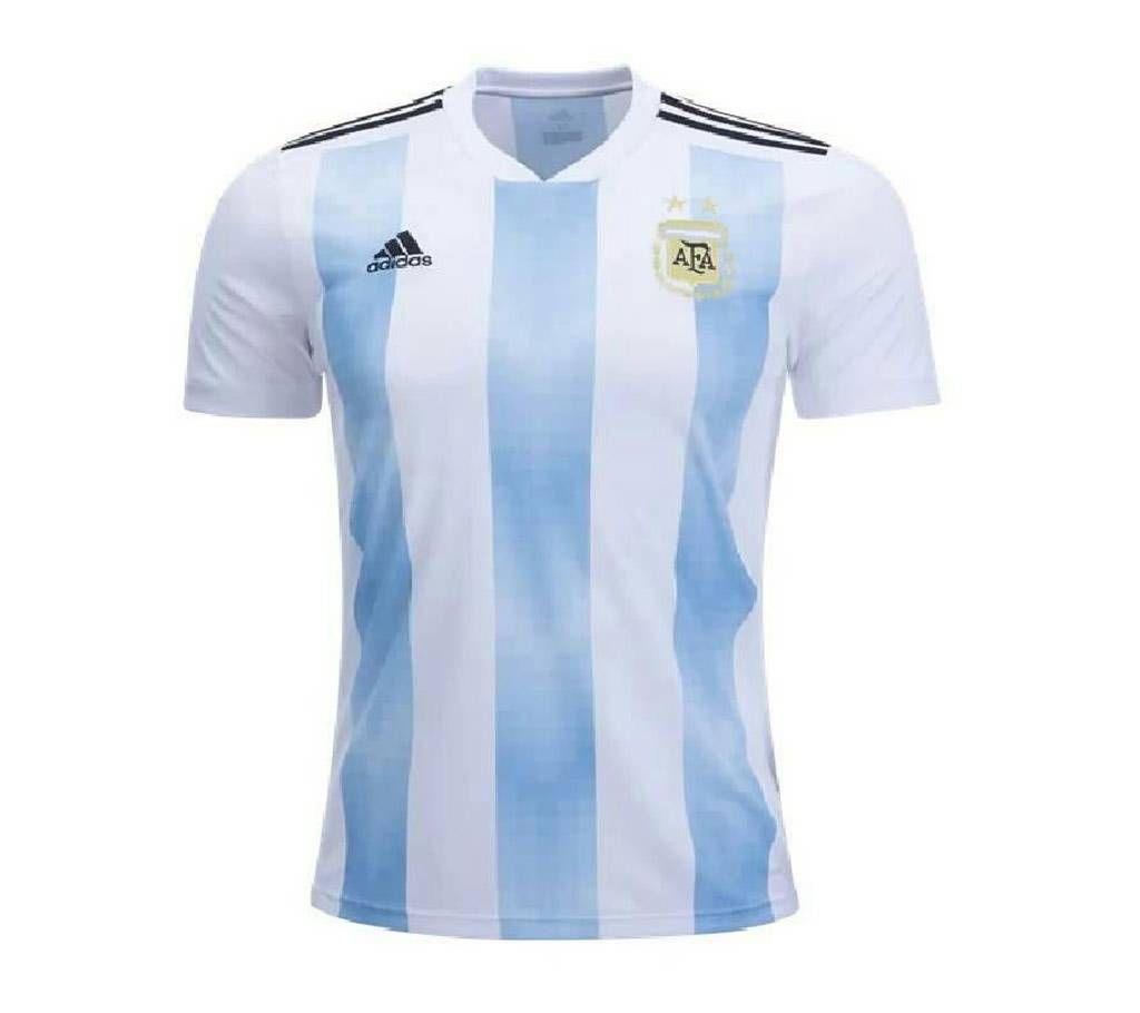 World Cup Argentina Home Jersey Half Sleeve - (Copy)