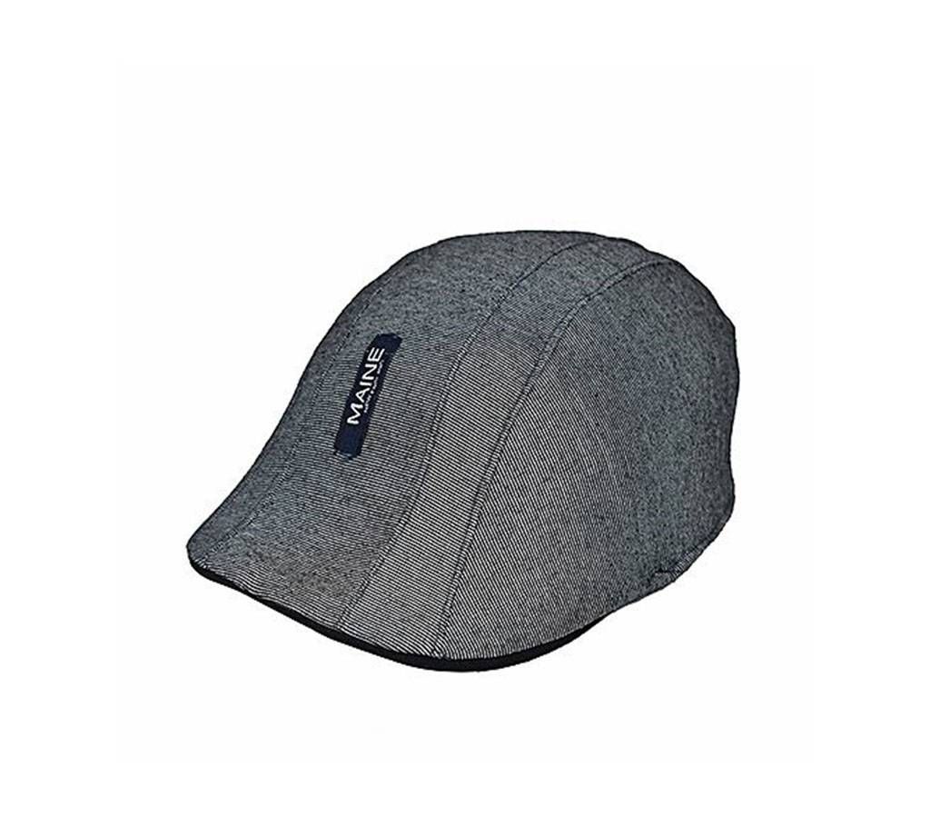 Grey China Cotton Golf Cap For Men