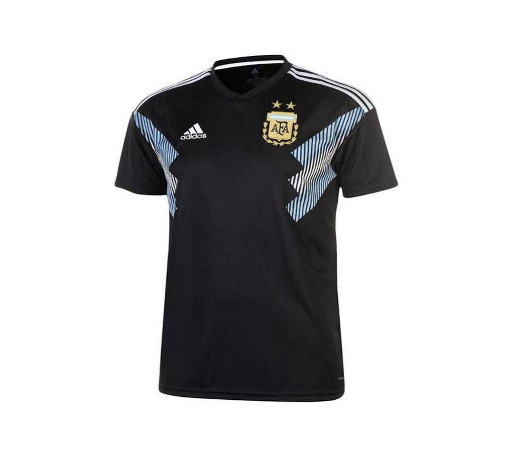 2018 Argentina Away World Cup Short Sleeve Jersey (150-160 GSM) - Replica