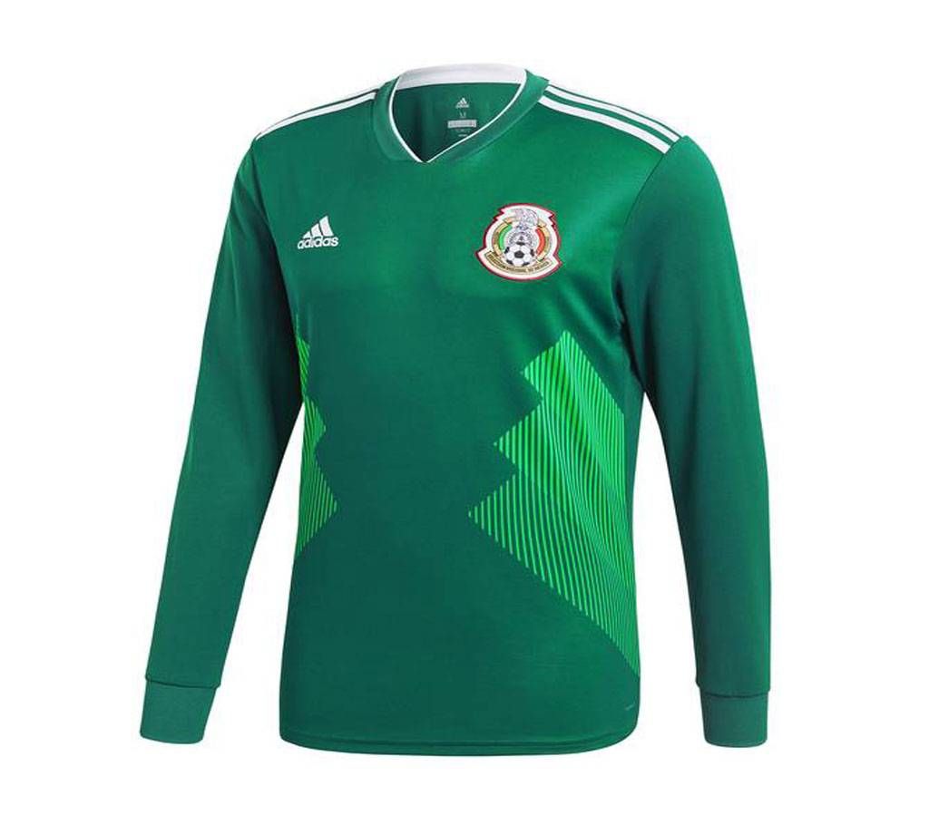 World Cup 2018 Mexico Home Long-Sleeve jersey (130-140 GSM) - Replica