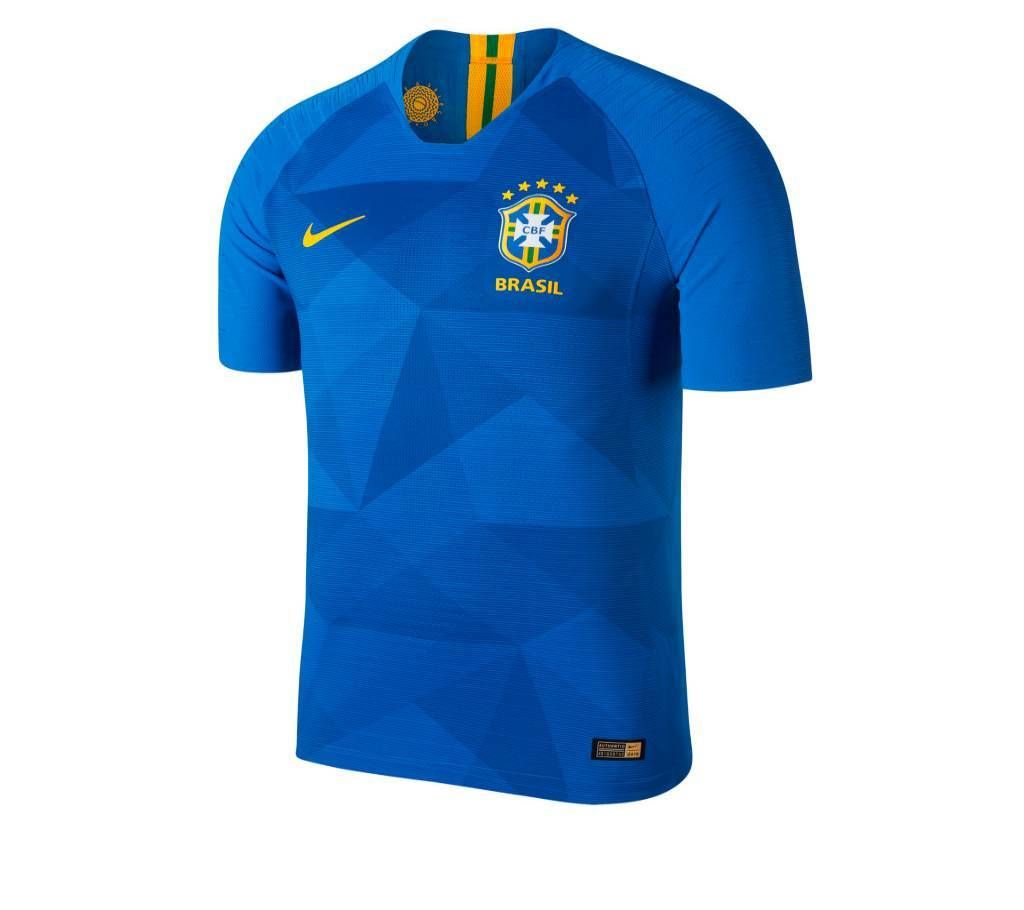 2018 World Cup Brazil Half Sleeve Away Jersey (Copy)