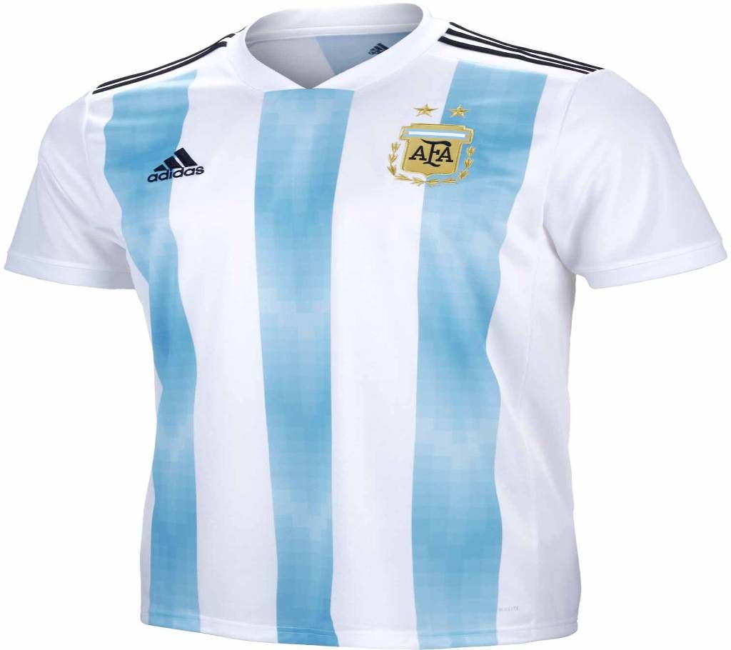 2018 World cup Argentina Jersey - Half Sleeve