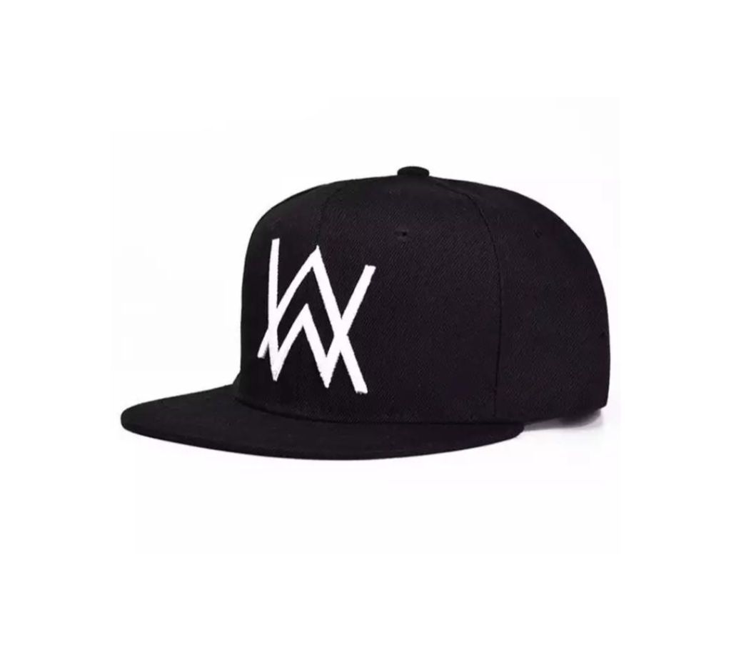 Black AW Hip-Hop Dj Cap For Men