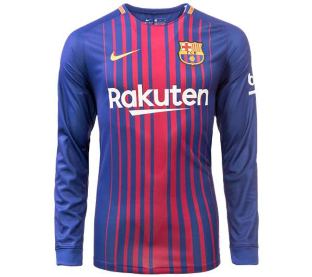FC Barcelona 2017/18 Home Exclusive Full Sleeve Jersey