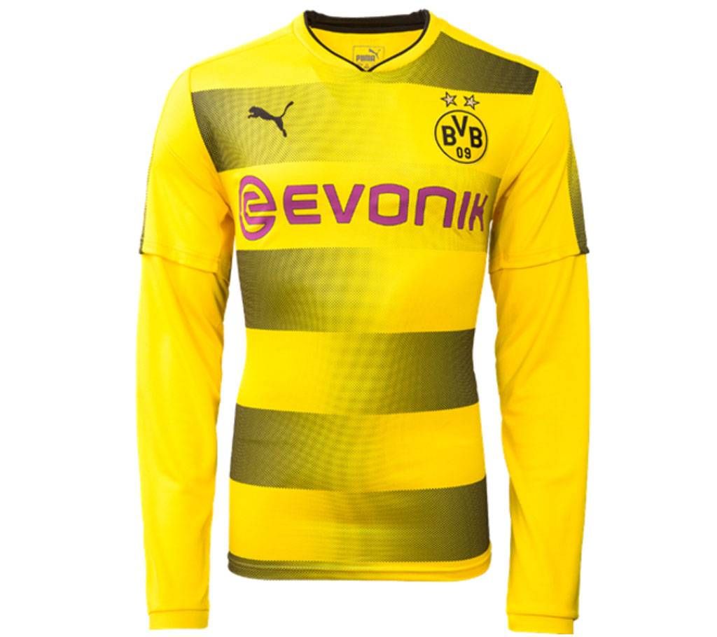 2017-18 Borussia Dortmund Home Full Sleeve Jersey copy