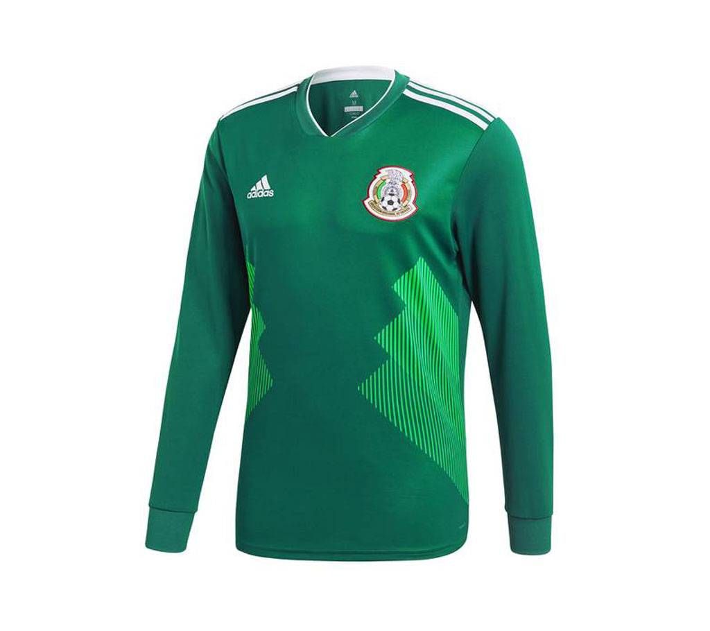 World Cup 2018 Mexico Home Long-Sleeve jersey (150-160 GSM) - Replica
