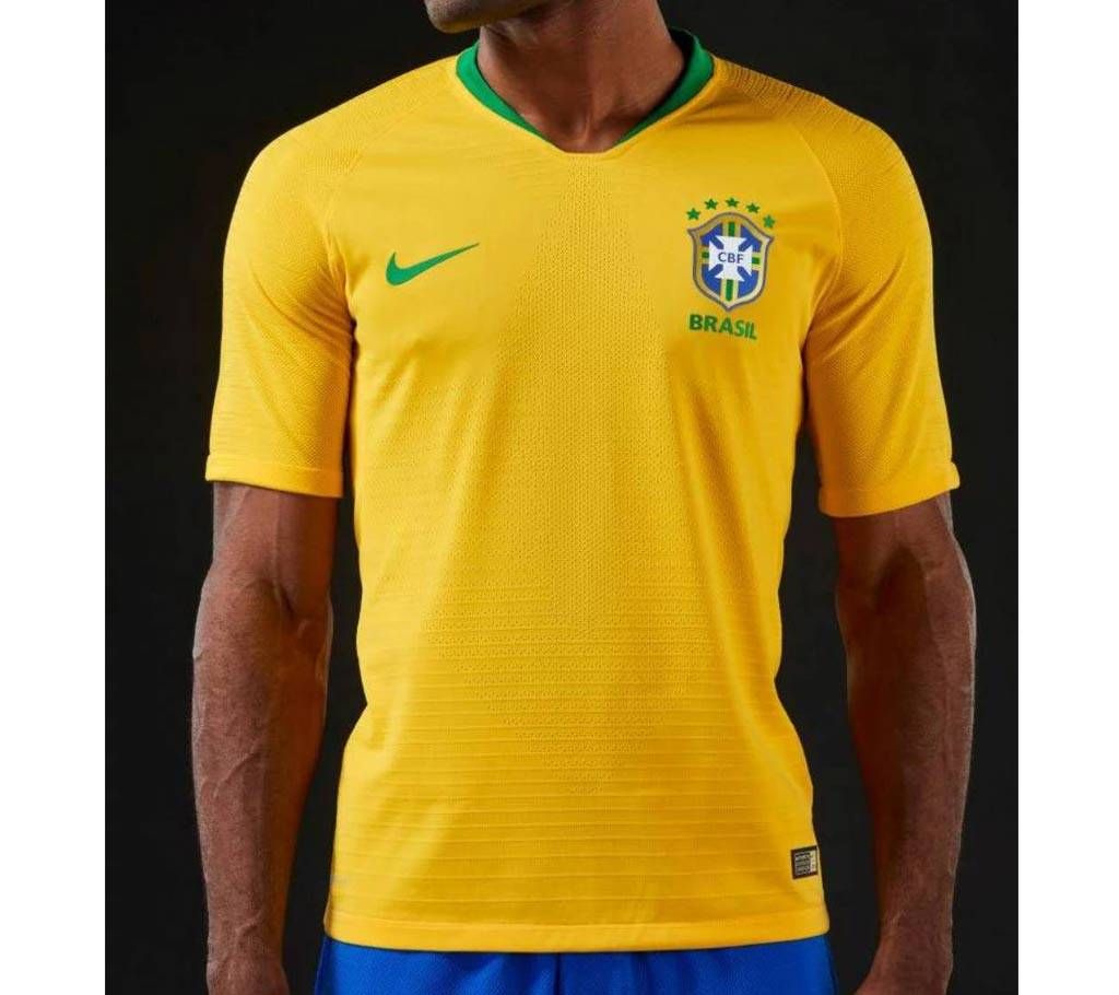 mens half sleeve world cup jersey Brazil -Copy