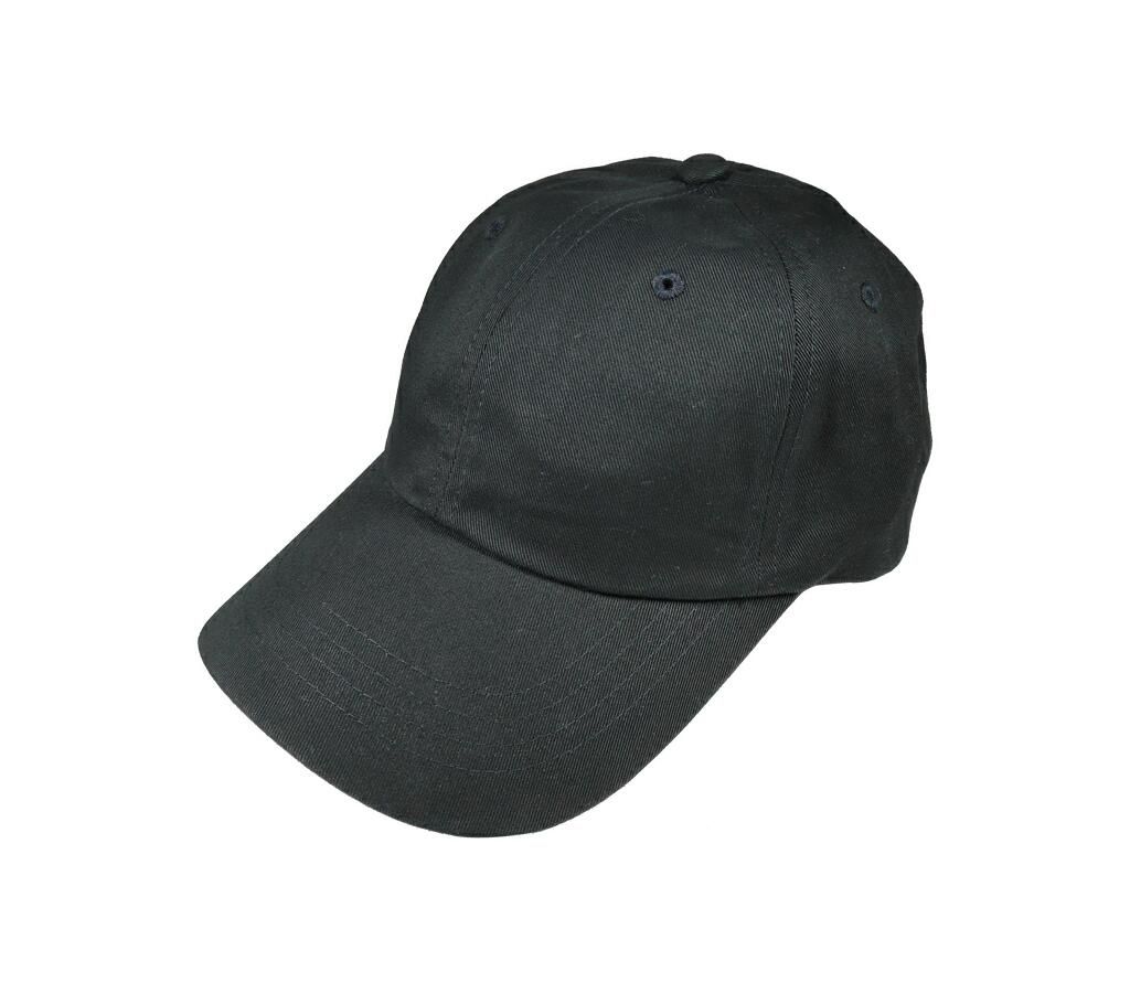 cotton black cap for men