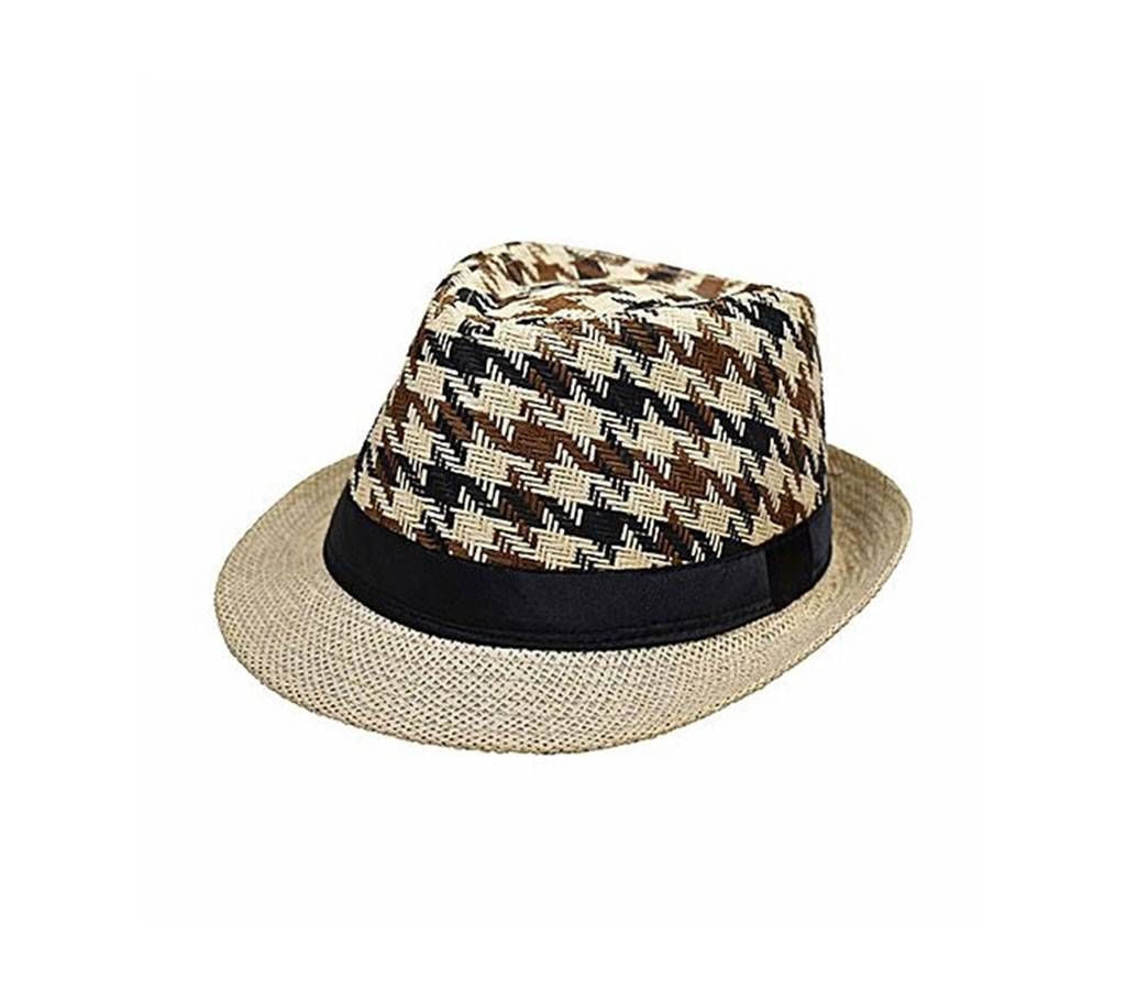 Multicolor Fiber Hat For Men