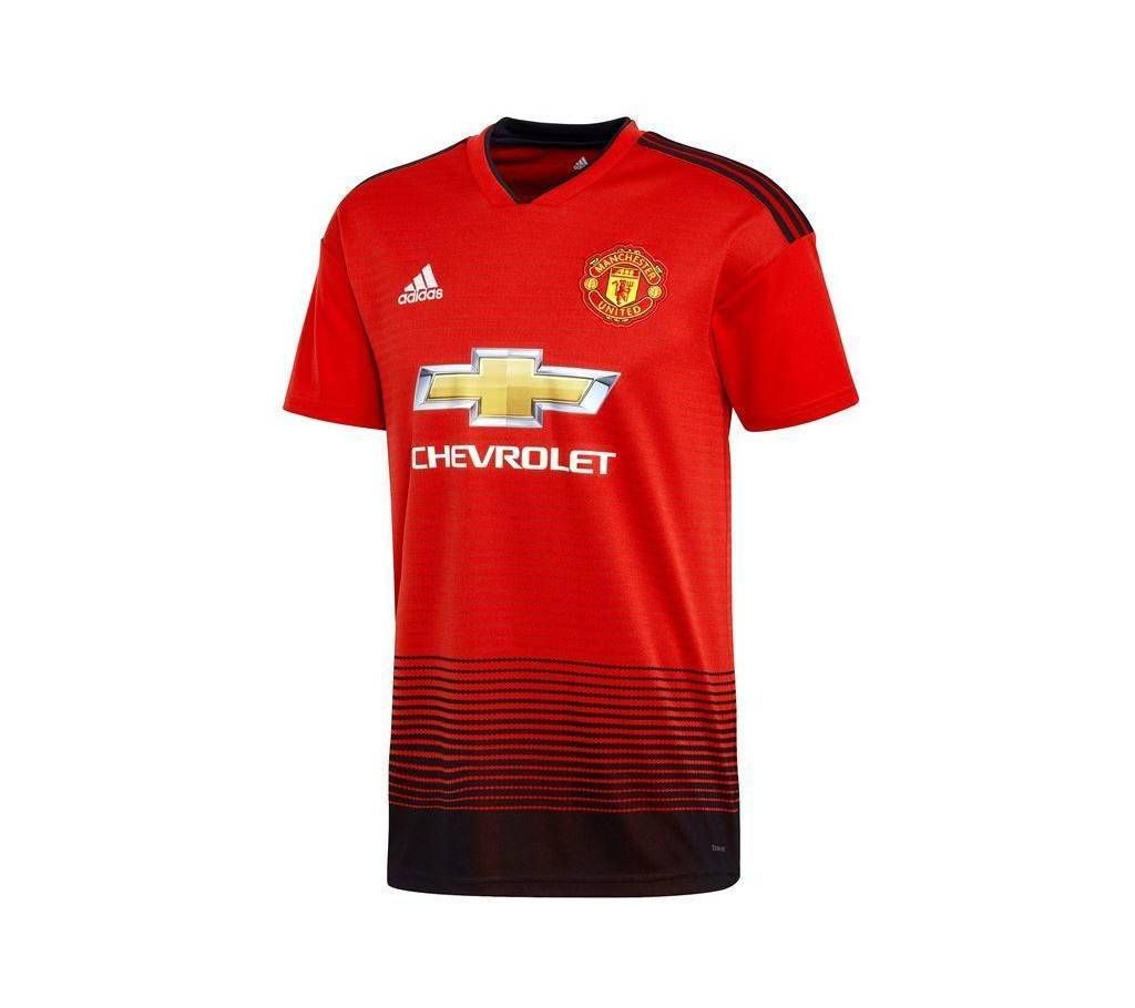 Manchester United Home Half Sleeve Jersey 2018-19