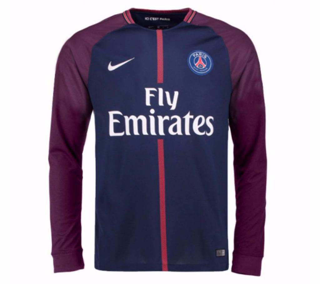 2017-18 Paris Home Full Sleeve Club Jersey