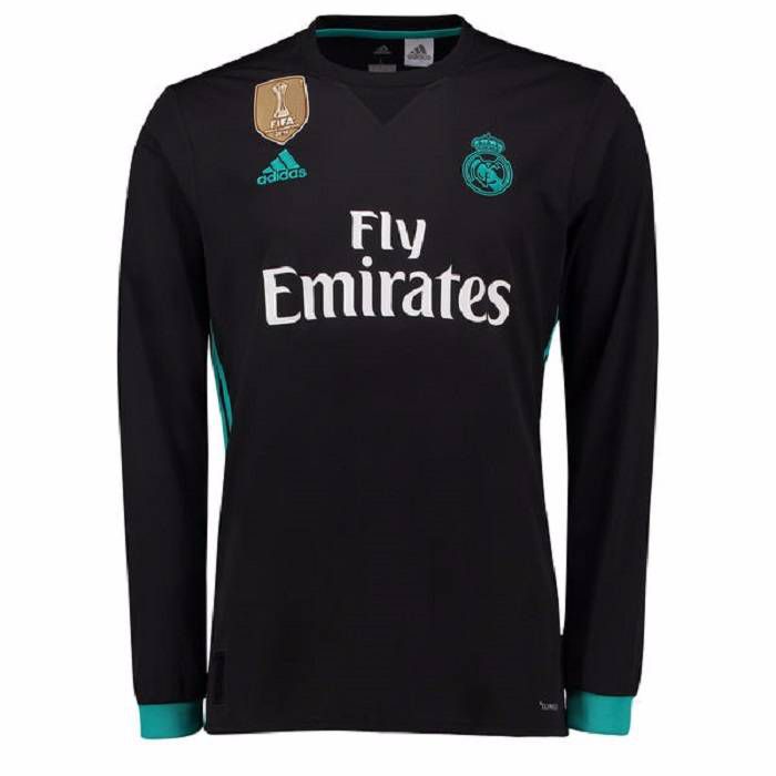 Real Madrid 2017-18 Away Full Sleeve Jersey 
