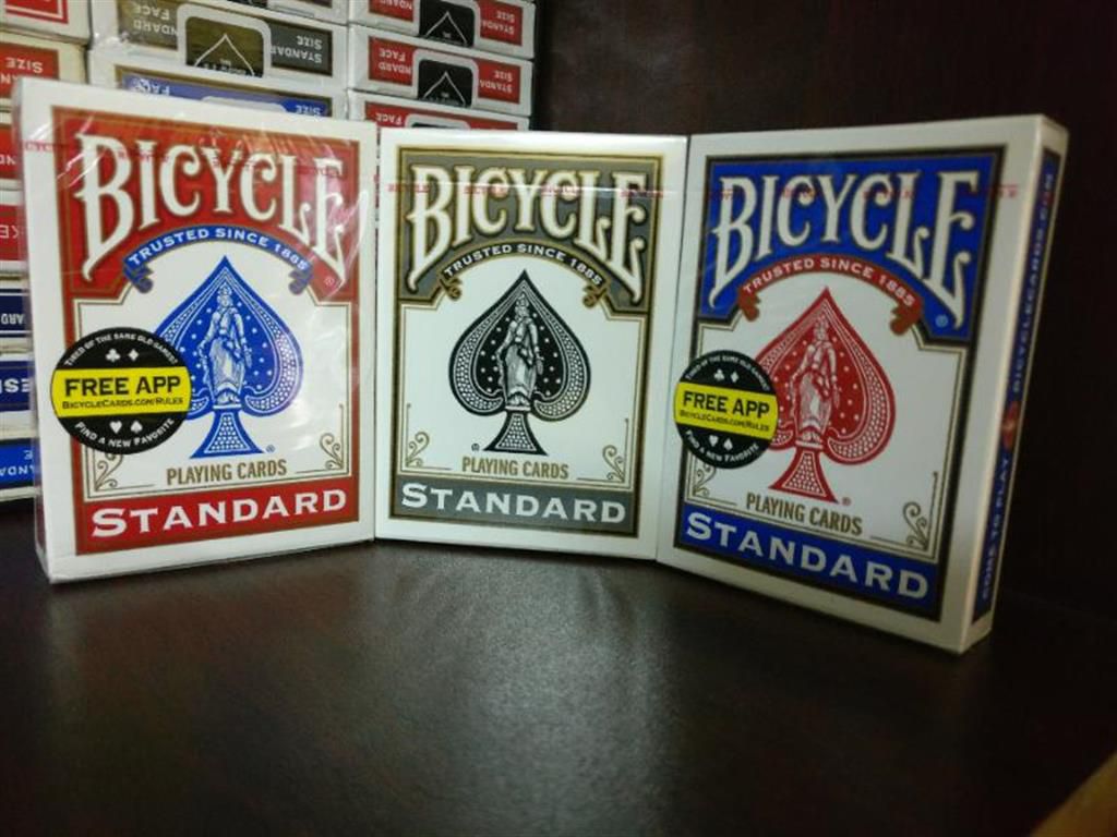 Bicycle Playing Card (Red-Blue-Black)