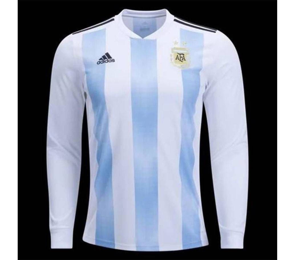 World Cup 2018 Argentina Home Full Sleeve Jersey