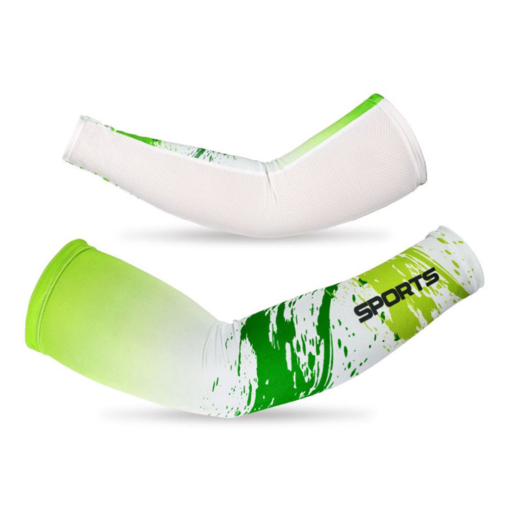 Ice Fabric Cycling Arm Sleeves UV Basketball Sleeve Running Arm Sleeves