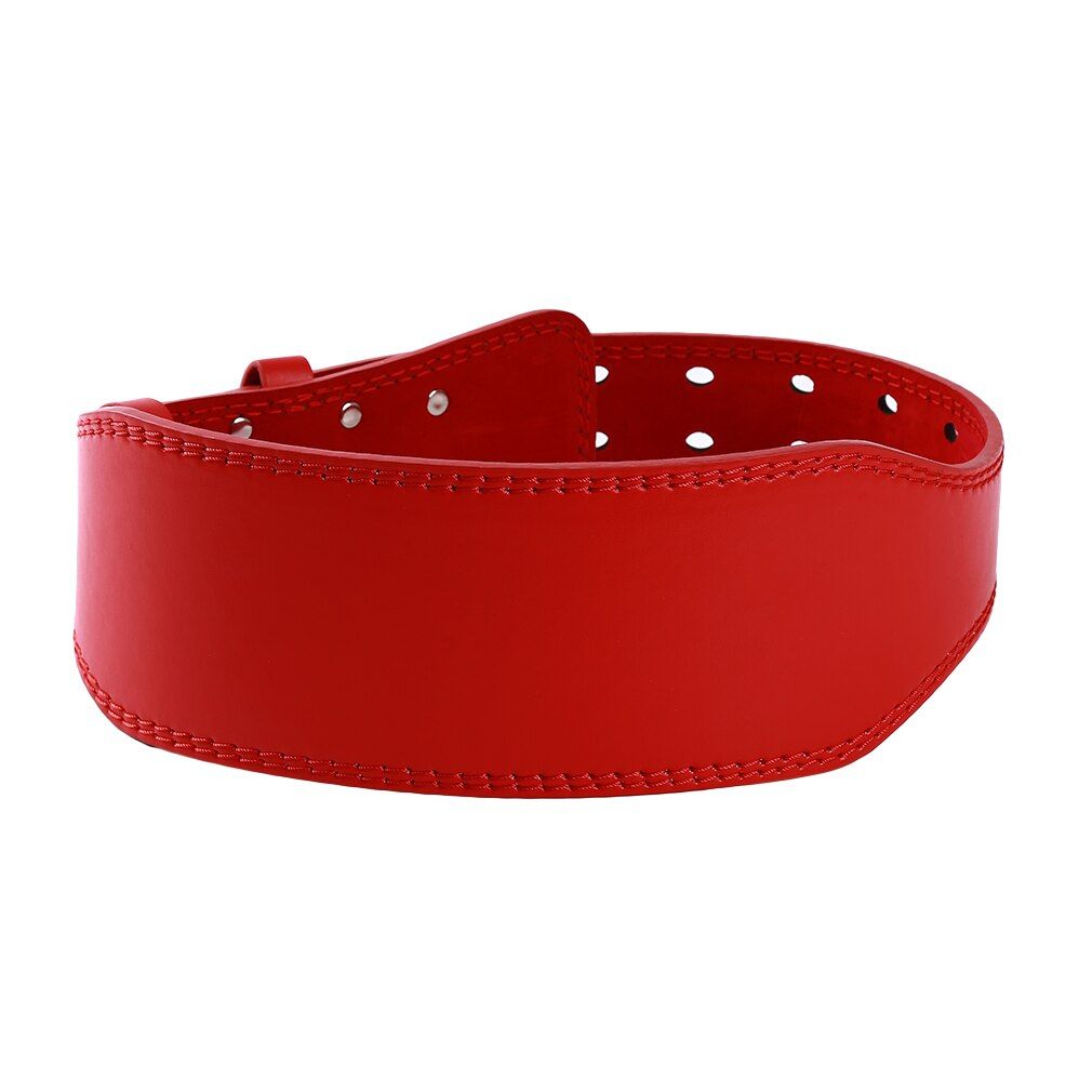 Leather Weightlifting Belt Gym Fitness Crossifit Dumbbell Barbell Powerlifting Back Support Power Training Weight Lifting Belt