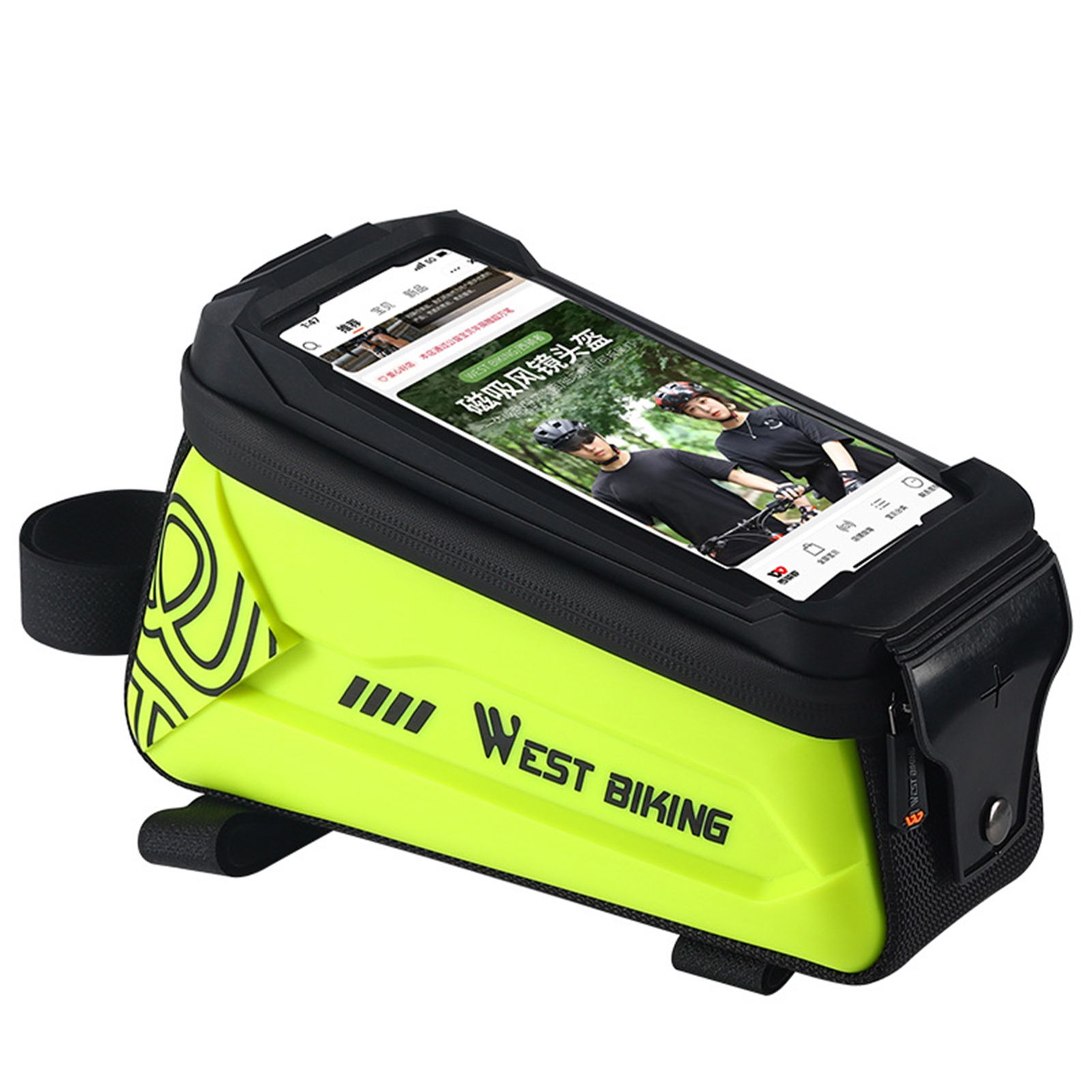 Cycling Frame Pouch Hard Shell Wear Resistant Cycling Frame Pouch