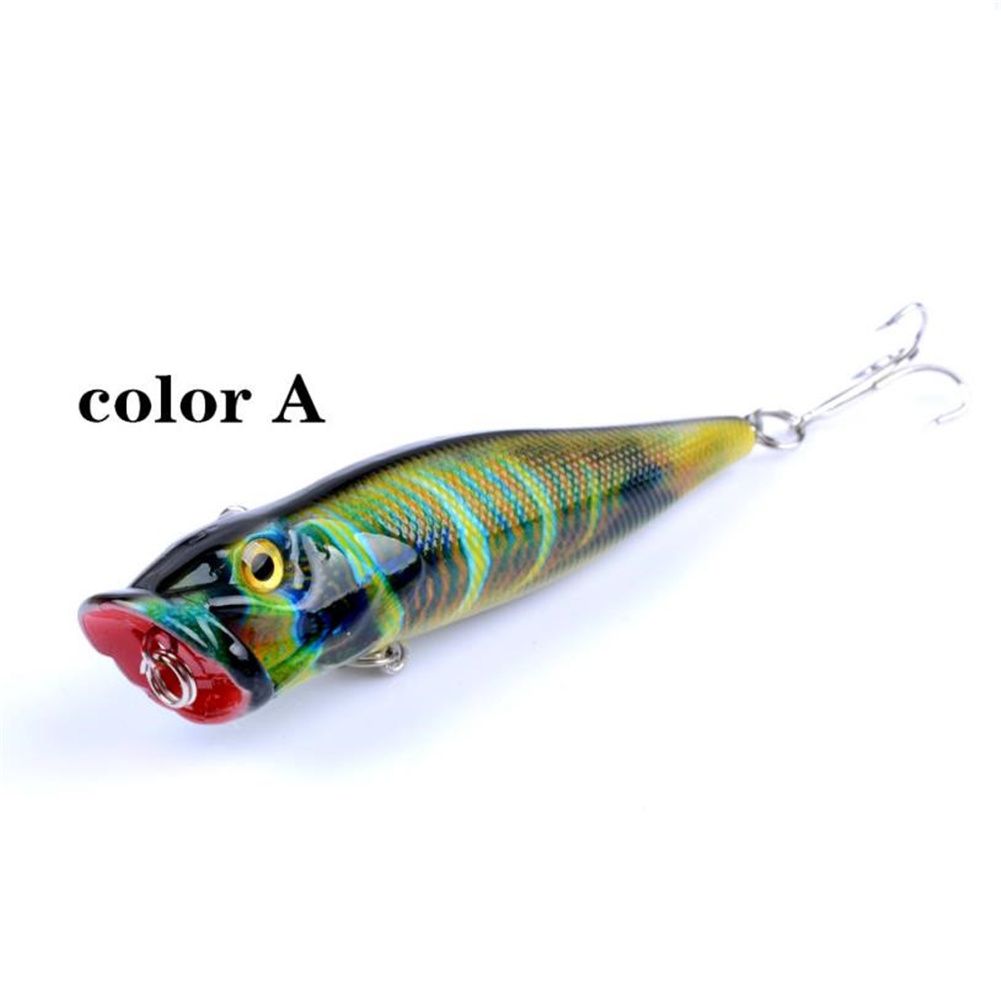 Popper Fishing Bait Bionic Lures 9cm/12.5g Topwater Colorful Painting Hard Bait Artifical Bait