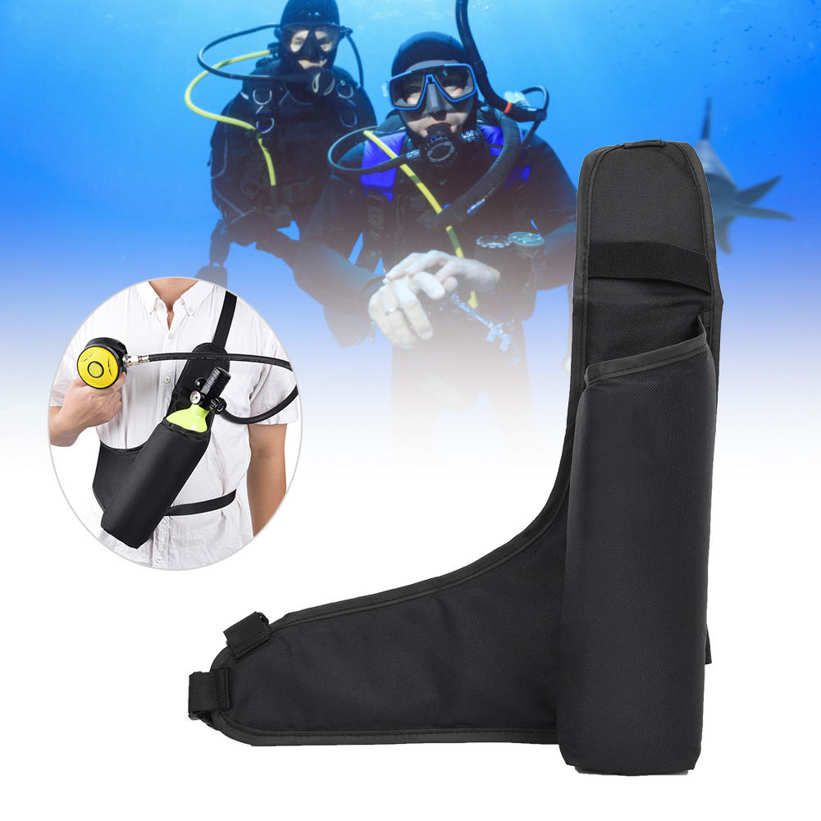 SMACO Black Diving Material Bottle Bag Scuba Dive Tank Shoulder Bags