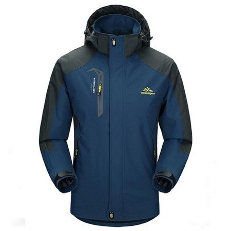 LoClimb Men Women Waterproof Camping Hiking Jacket Outdoor Climbing Windbreaker Rain Coat Clothing Sport Jackets,AM163