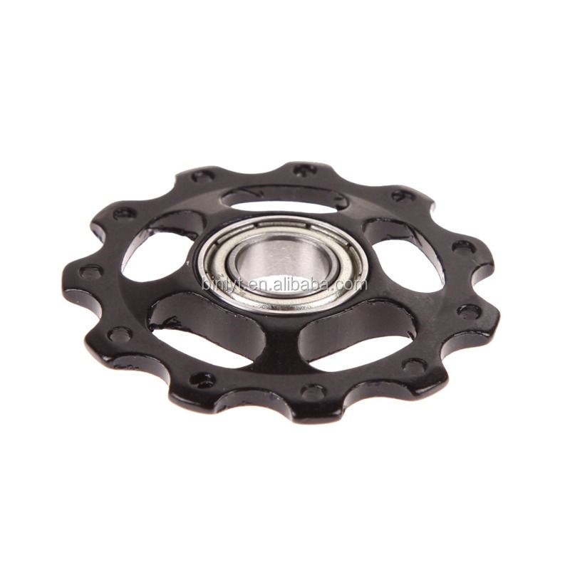 Alloy Pully Wheels Bearing Rear Derailleur Pulley For SHIMANO 7/8/ 9/10 Speed SRAM 11T - Red 1pcs