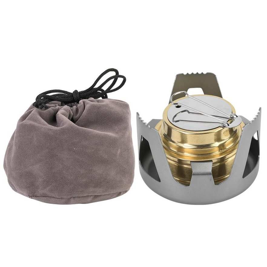 Outdoor Portable Ultra-Light Cooking Stove Spirit Burner Fuel Stove!!