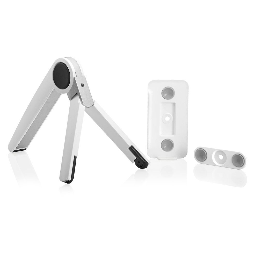 UP-1S Foldable 2-in-1 Phone Notebook Cooler Pad Tablet PC Holder With Sucker-white