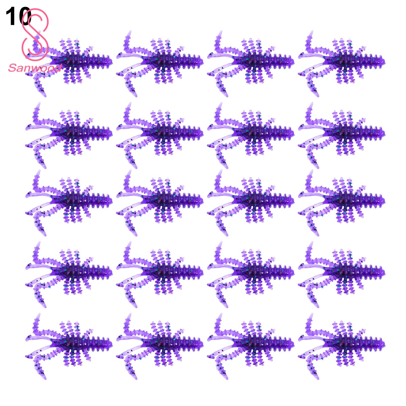 Fake Shrimp Bait Convenient to Carry Good Toughness Shrimp Lure