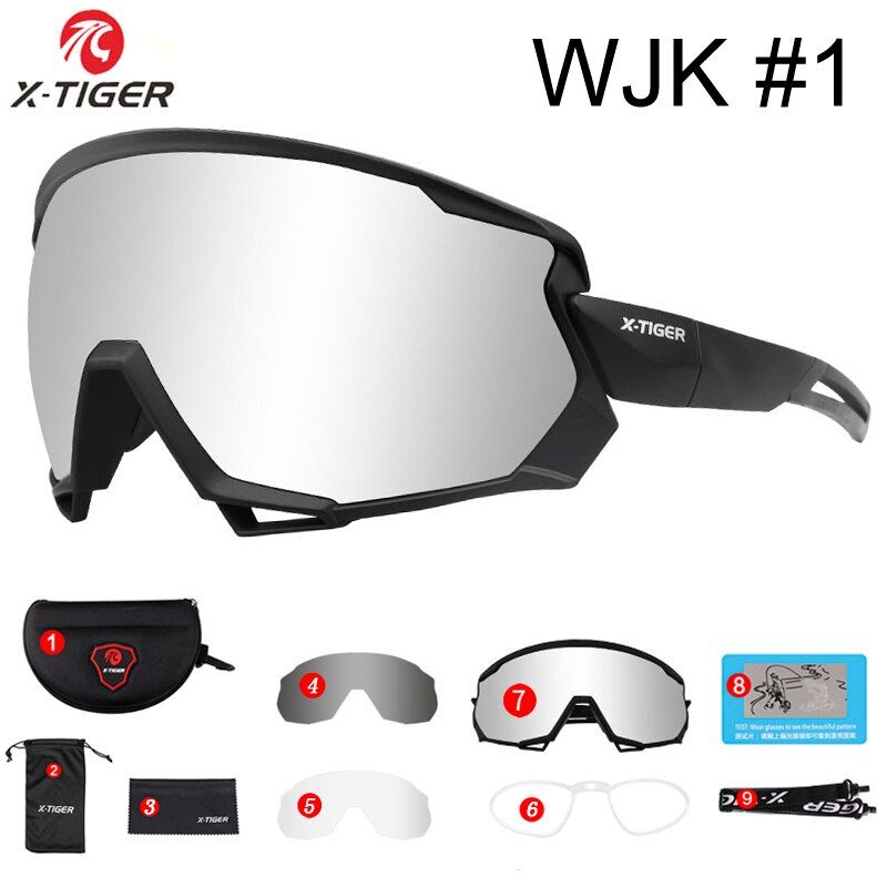 X-TIGER Wind Cycling Glasses Polarized Mountain Bike Cycling Eyewear Woman Sports Bicycle Glasses MTB Bike Sunglasses Goggles