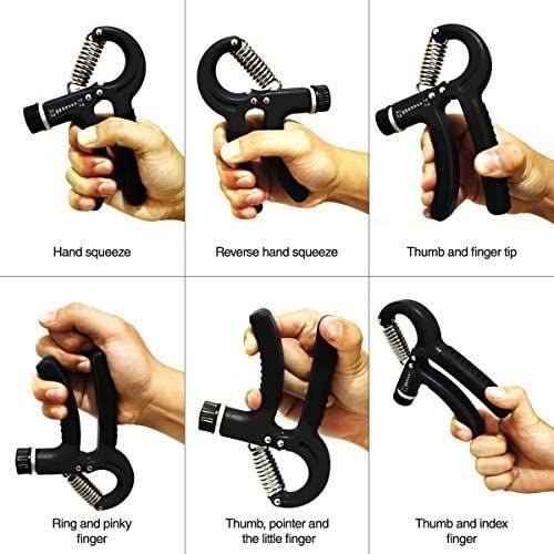 6-50Kg Adjustable Heavy Grips Hand Gripper Gym Power Fitness Hand Exerciser Grip - Hand Grip