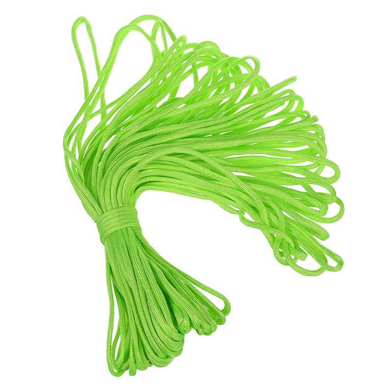 100ft 7 Strand 550 Survival Bushcraft Paracord Parachute Cord Lanyard TYPE III - Neon Green
