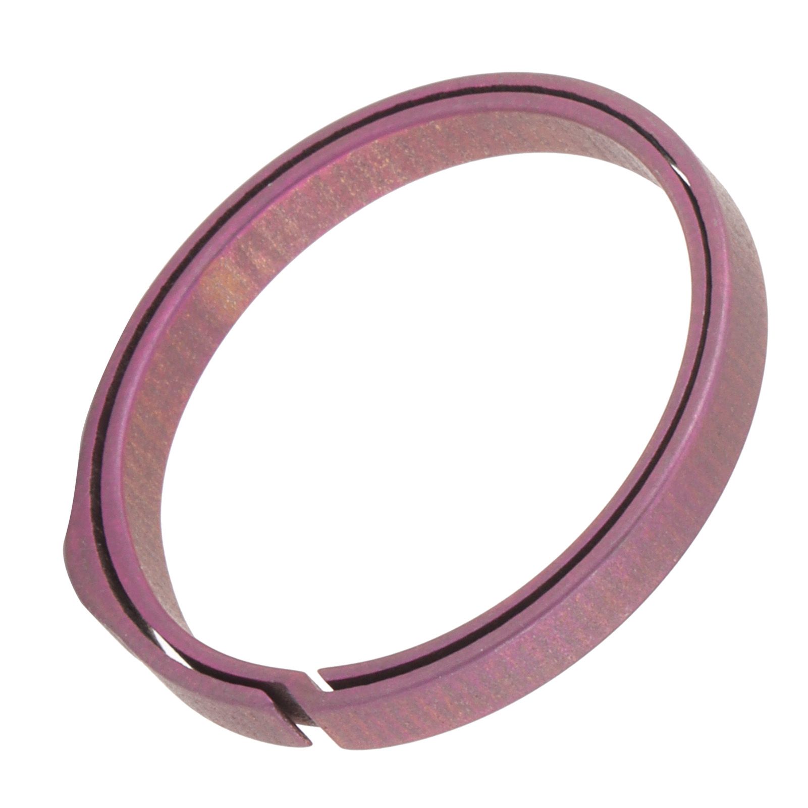 Side‑Pushing Keyrings Alloy Split Keychain for Home Outdoor