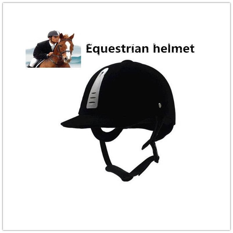 Yfashion High Strength Equestrian Equipment Helmet Black Riding Breathable Equestrian Protective ear