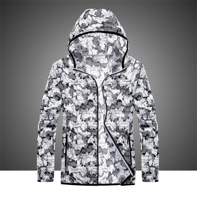 M-8XL PlSize Summer Ultra-thin Fishing Clothing Breathable Anti-UV Outdoor Sportswear Quick Couple Fishing Sunscreen Clothes