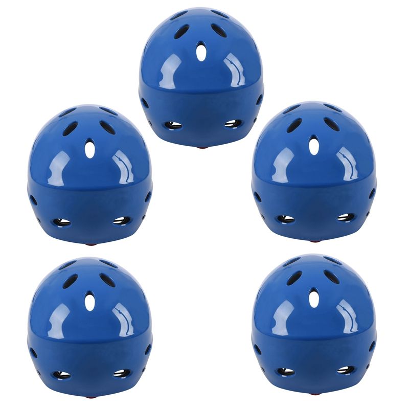 5X Safety Protector Helmet 11 Breathing Holes for Water Sports Kayak Canoe Surf Paddleboard - Blue