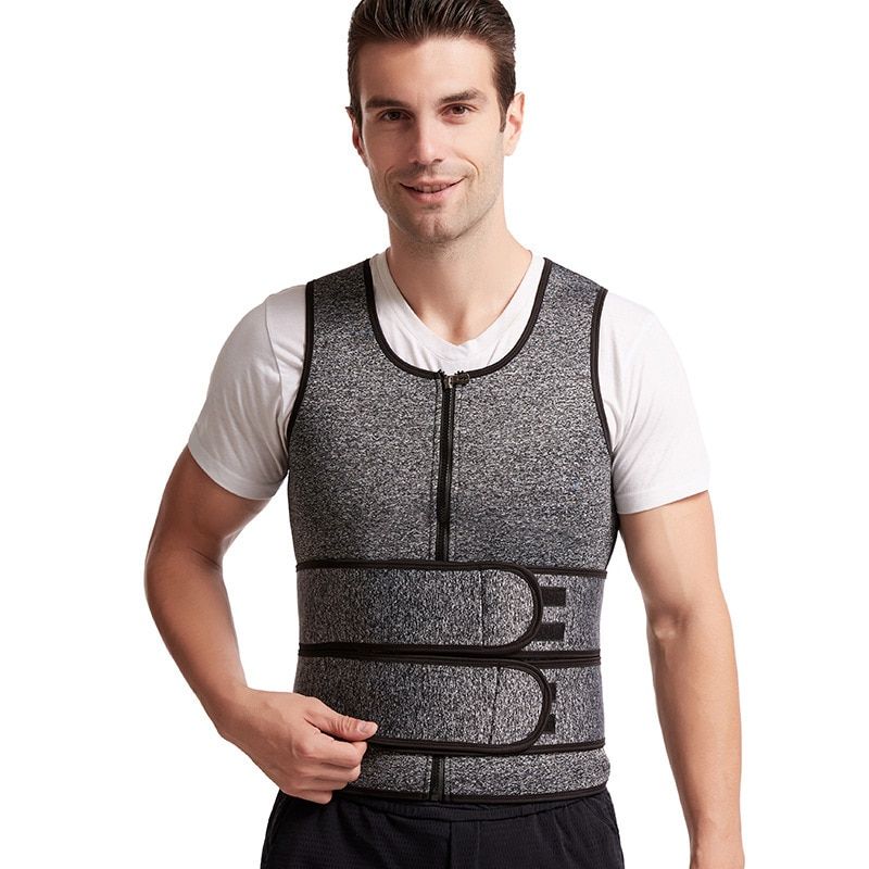Hot Sauna Suits Waist Trainer Vest Thermo Sweat Tank Tops Body Shaper Slimming Modeling Strap Belt Compression Workout Shirt