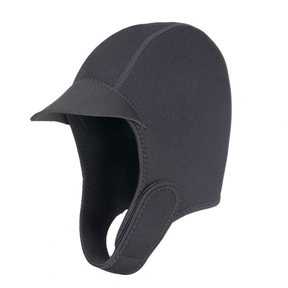 Surfing Rafting Hat Fastener Tape UV Sun Protection Winter Swimming Cap Thick Women Men Wetsuit Hood Brim Sun Hat for Outdoor