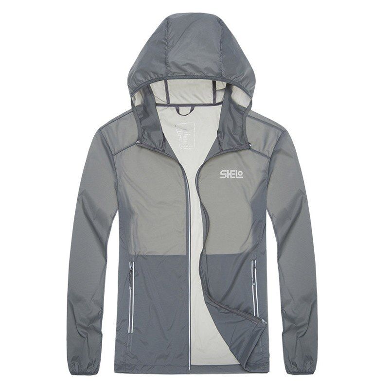 Rain Jacket Men Waterproof Sun Protection Clothing Fishing Camping Clothes Raincoat Quick Dry Skin Windbreaker With Pocket