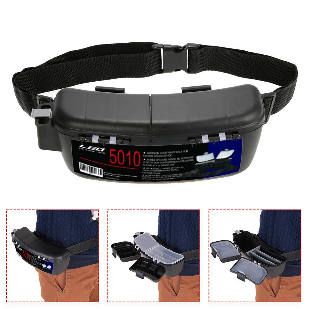 Practical Product Multifunctional Fishing Box Portable Fishing Bait Tackle Box Storage Box Waist Carrier Lure Reel Holder Container