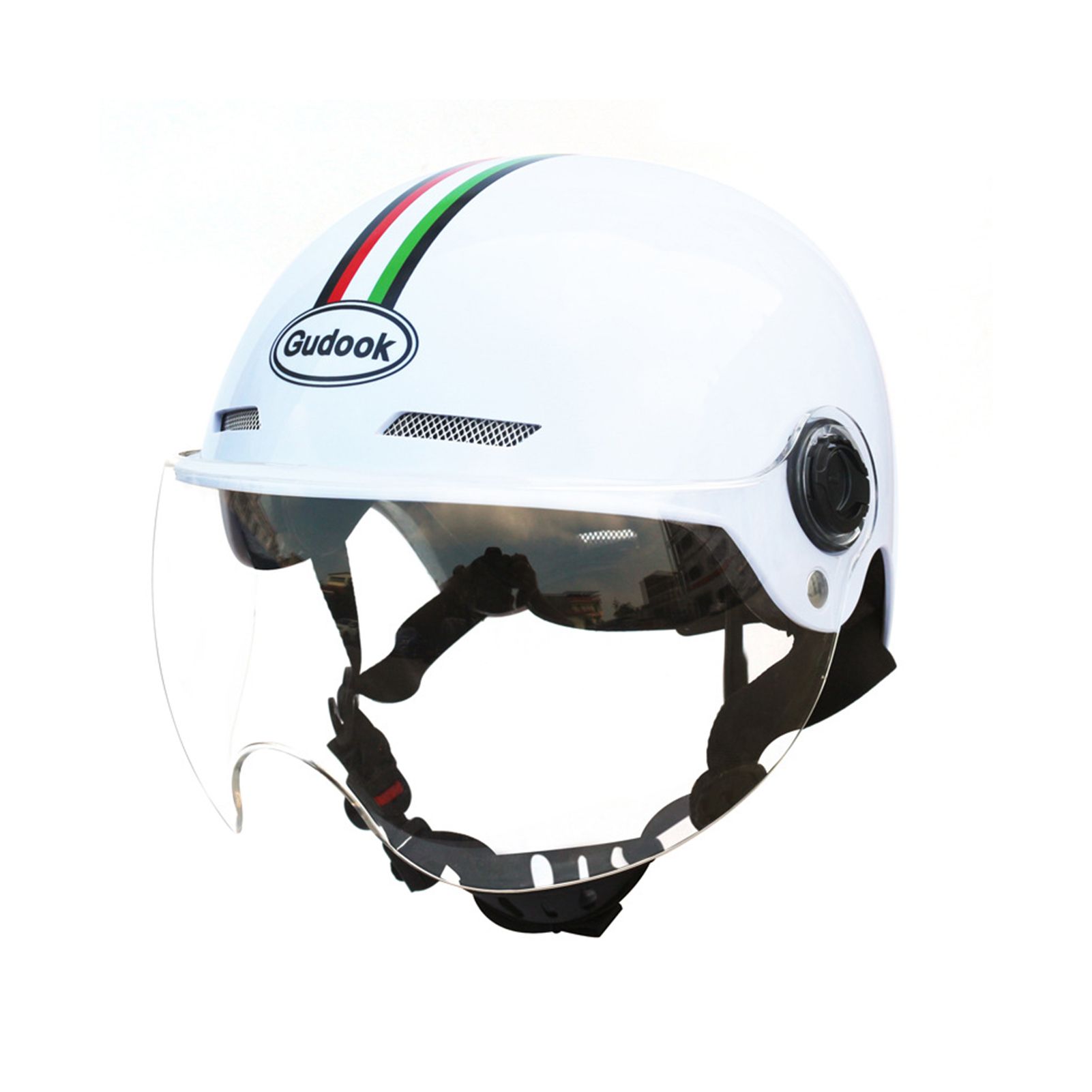 Safety Helmet Anti-crk Electric Motorcycle Helmet with Sunshade