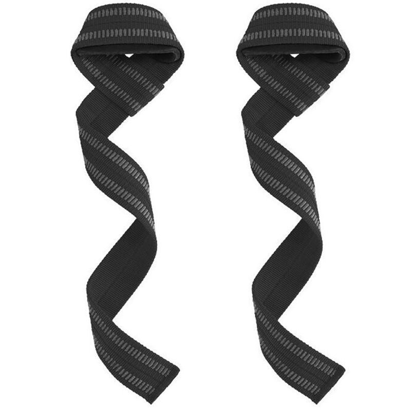 Weight Lifting Straps - for Weight Lifting - Prevent Grip Slip and Lift Heavier with a Stronger Grip - Gym Straps,Black