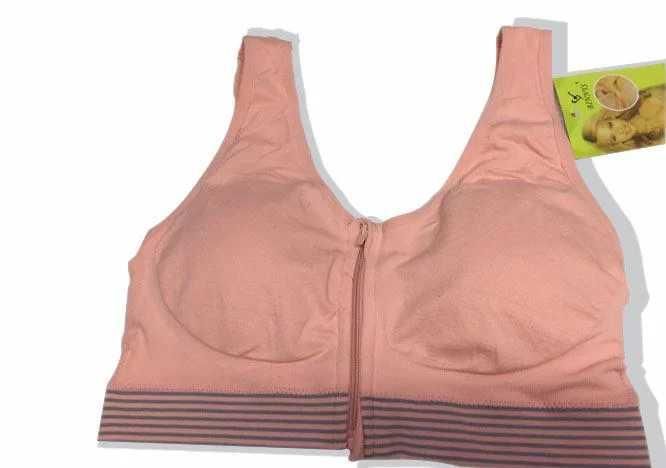 Women Seamless Racerback Sports Bra Top Yoga Fitness Padded Stretch Workout - Sports Bra