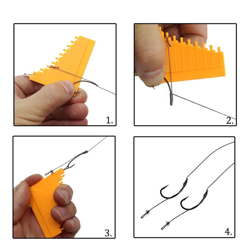 Carp Fishing Hair Gauge for Carp Hair Rig Measurement Tool Carp Coarse Method Feeder Fishing Tackle Accessories