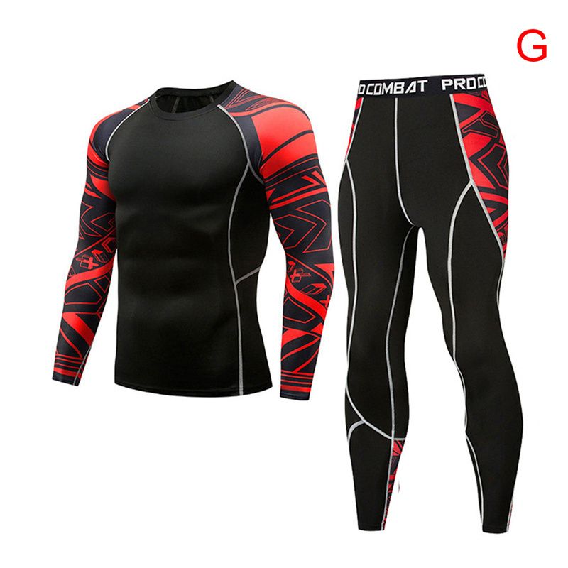 Men's Compression Sportswear  Training Clothes Sports Set Running Tracksuit For